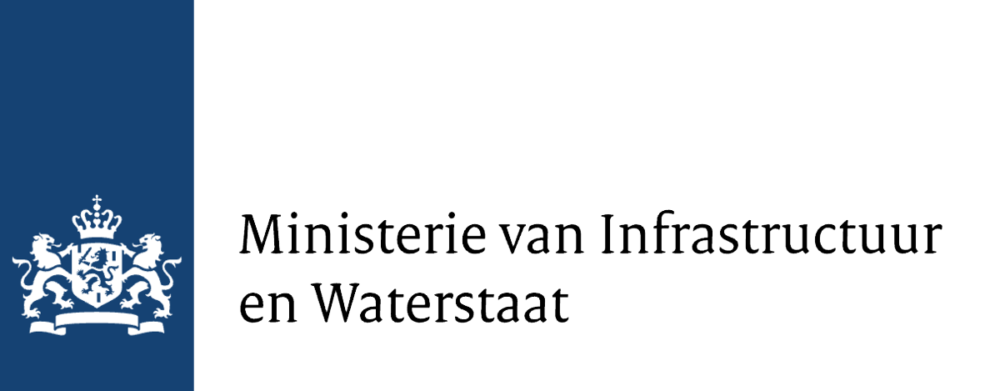 Dutch Ministry of Infrastructure and Water Management logo.