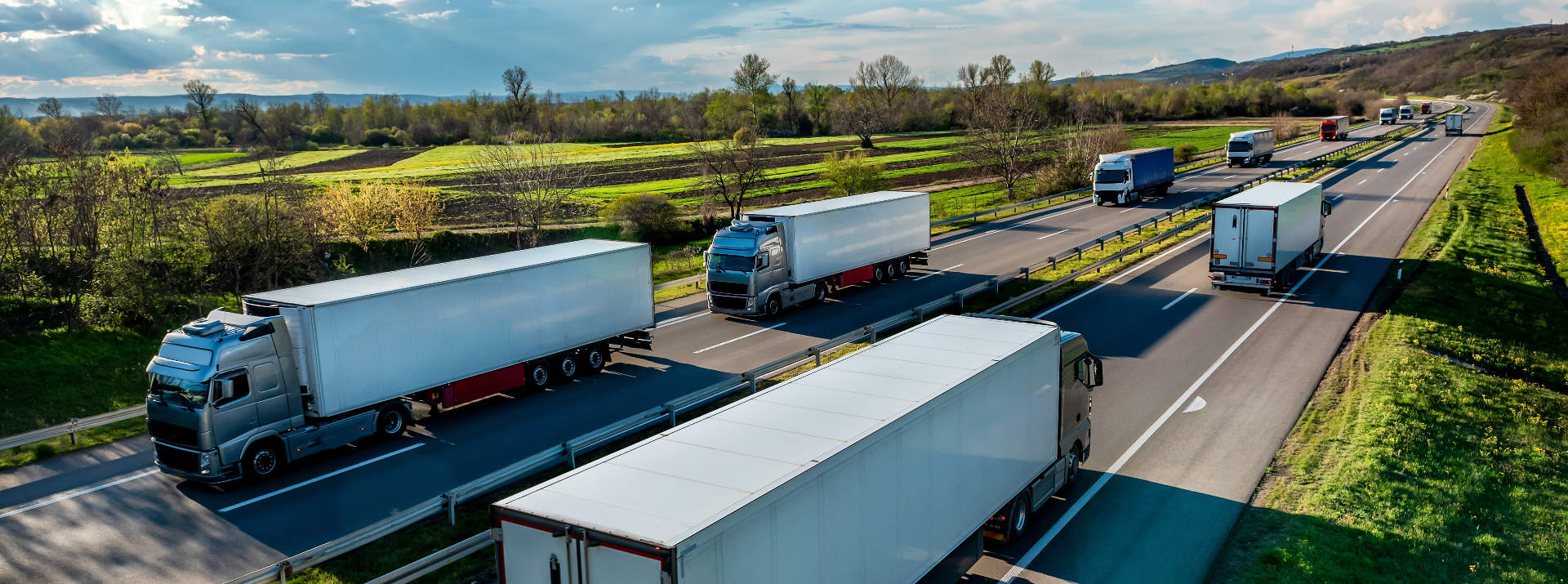 Trucks on Danish motorway — Be-Mobile Toll Control Center powers national truck tolling for Sund & Bælt