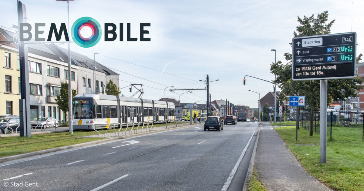 New system to guide visitors of City of Ghent to free parking spaces