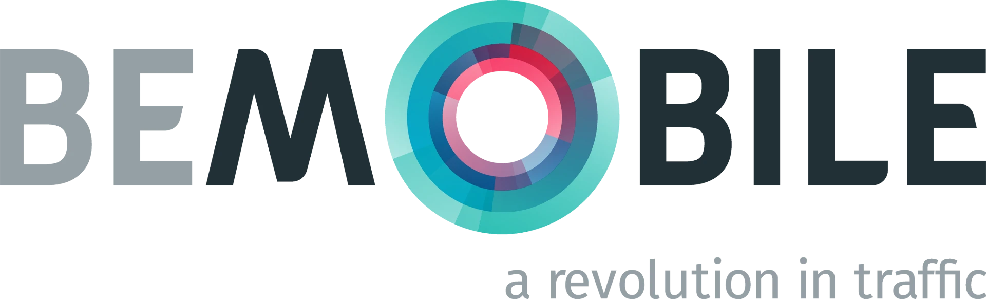 Be-Mobile logo with tagline, positive, PNG